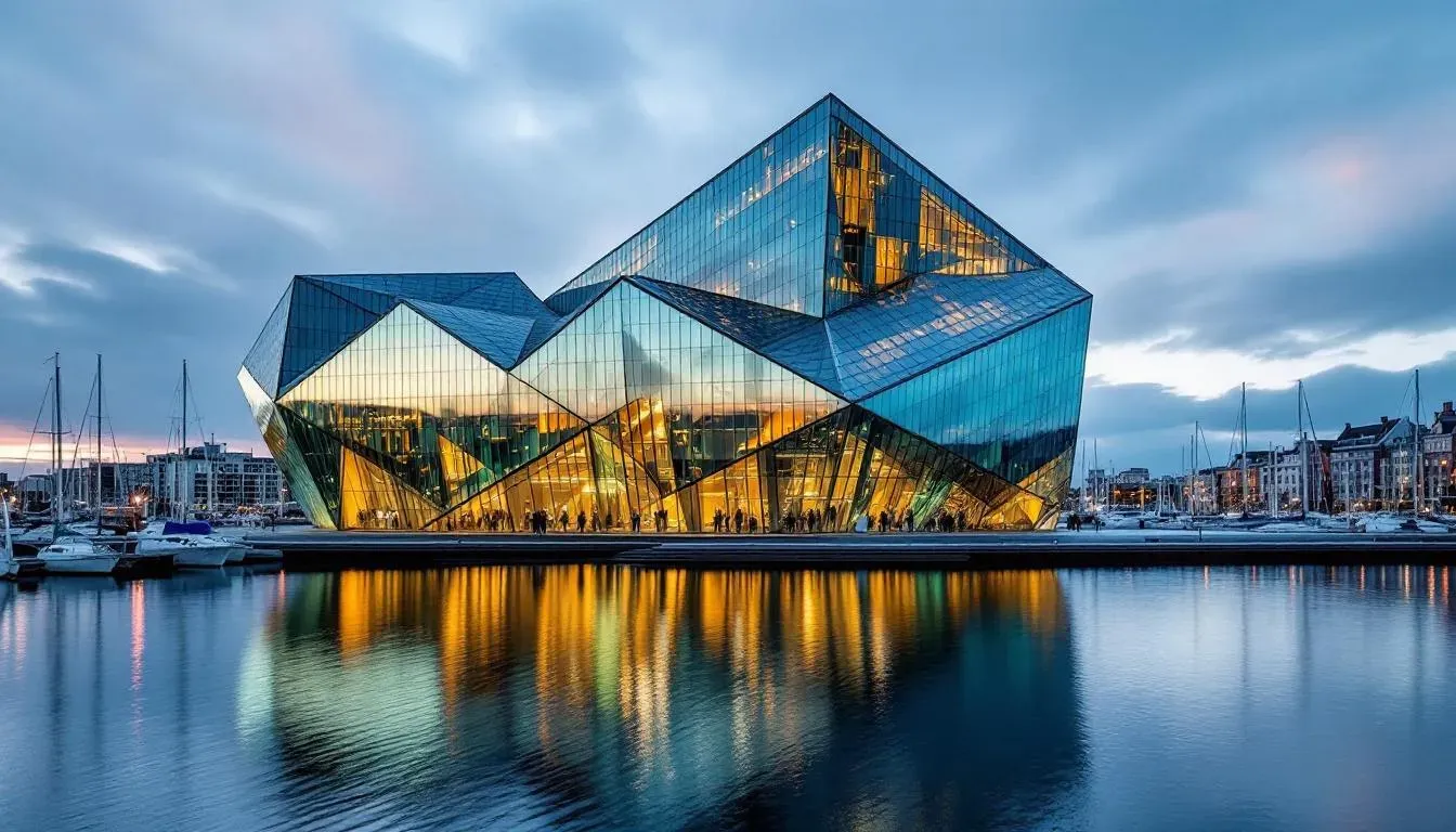 Filming location in Iceland