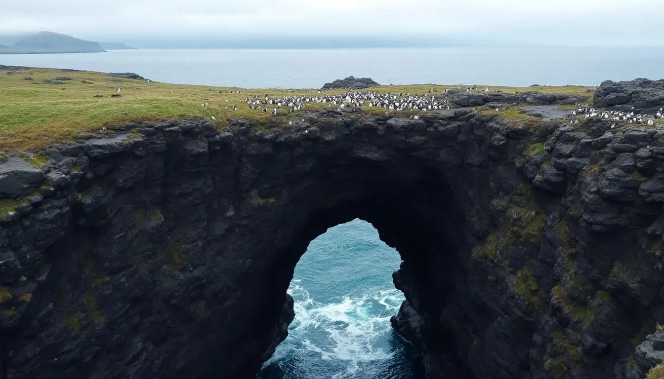 Dyrholaey Arch - filming location in Iceland