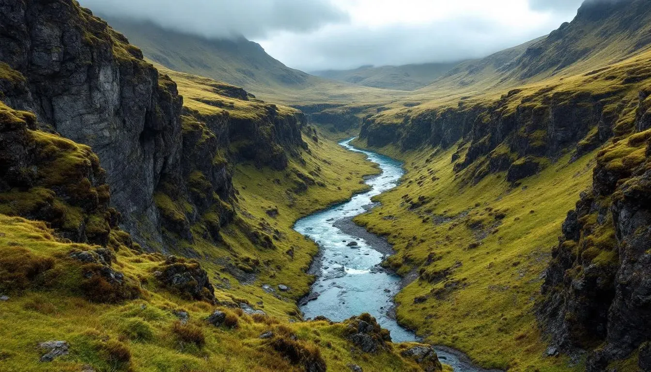Fjadrargljufur Canyon - filming location in Iceland