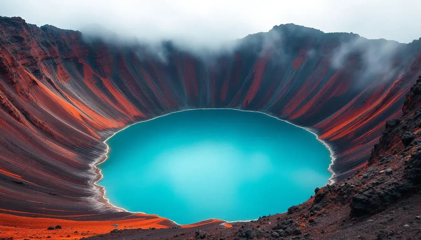 Kerid Crater - filming location in Iceland