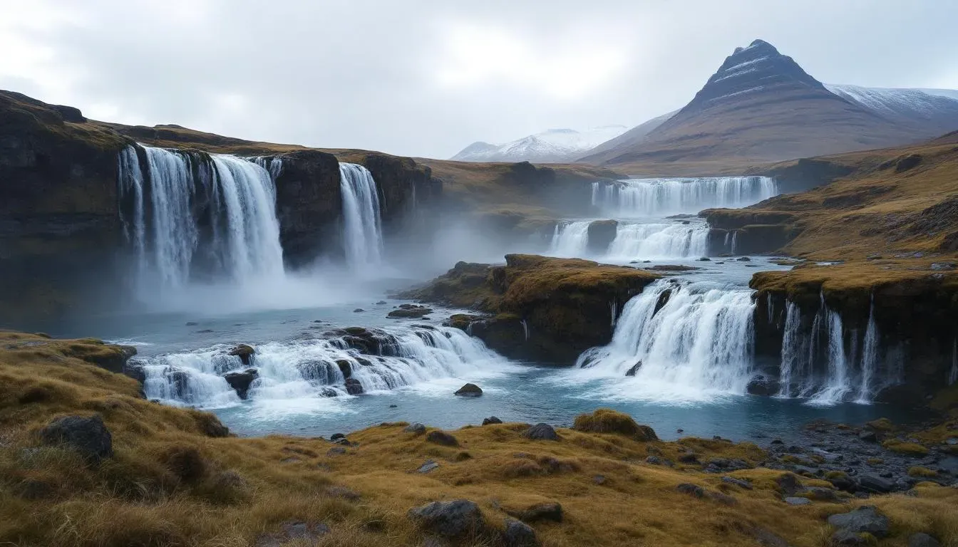 Dynjandi Waterfall - filming location in Iceland