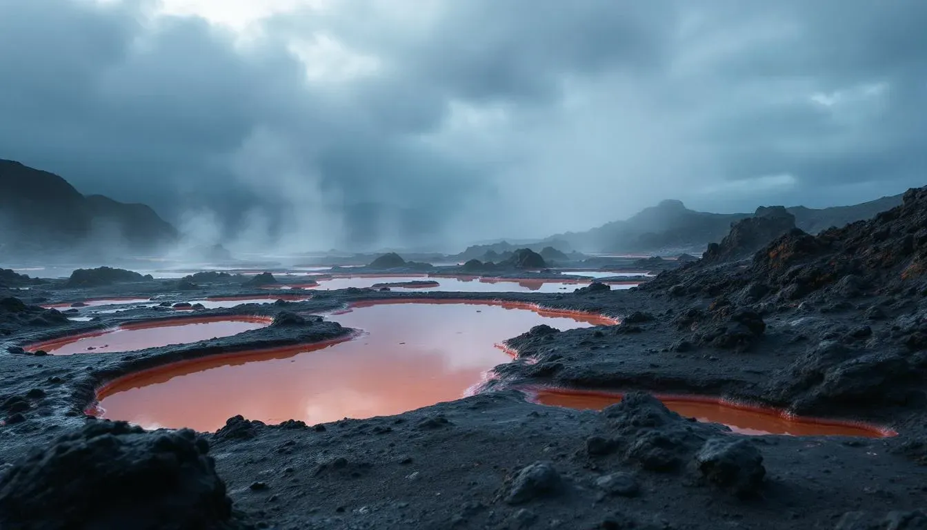 Geothermal Steam Vents - filming location in Iceland